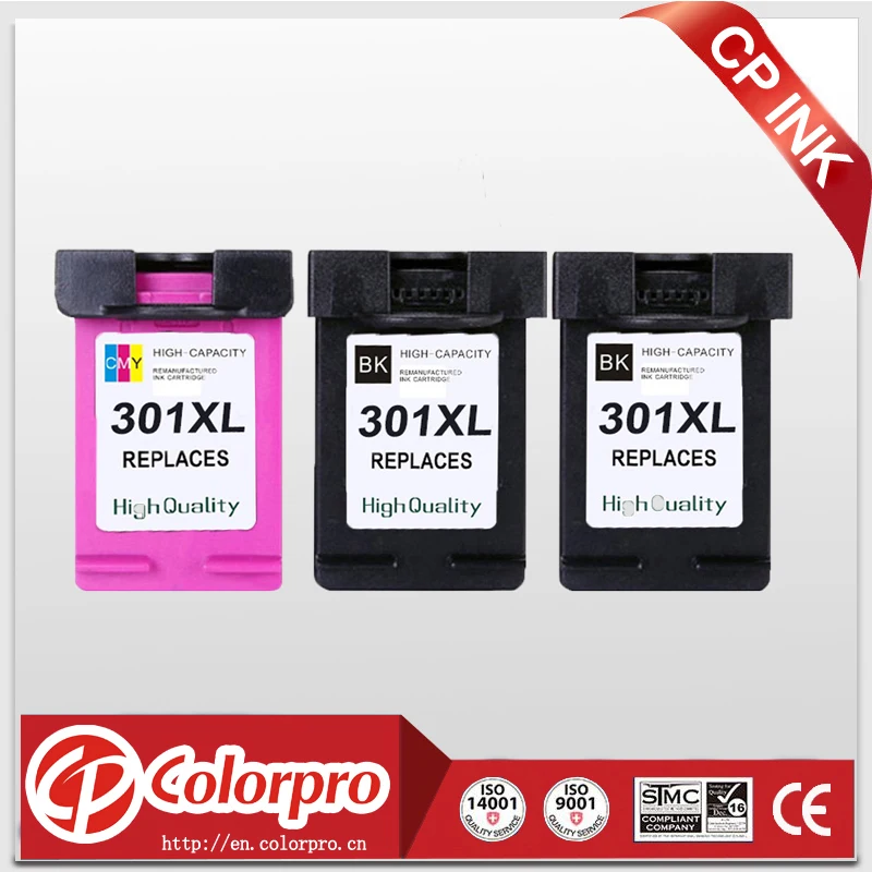 CP 301XL Замена для HP301 чернильный картридж с чернилами hp Deskjet 1000 1050 1510 2000 2050 2510 2545 2544