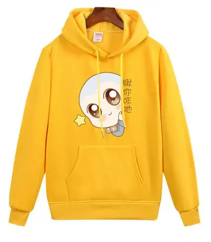 yellow boy top Одинаковые толстовки с капюшоном в консервативном стиле для пары; повседневные толстовки с капюшоном в стиле бойфренда и подруги; милые толстовки с капюшоном и принтом с героями мультфильмов для пары; 1511 - Цвет: yellow boy top
