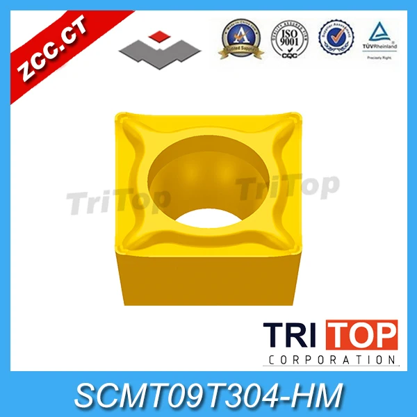 

CVD coating ZCCCT carbide inserts turning inserts turning tools SCMT 09T304-HM YBC251 for machining steel stainless