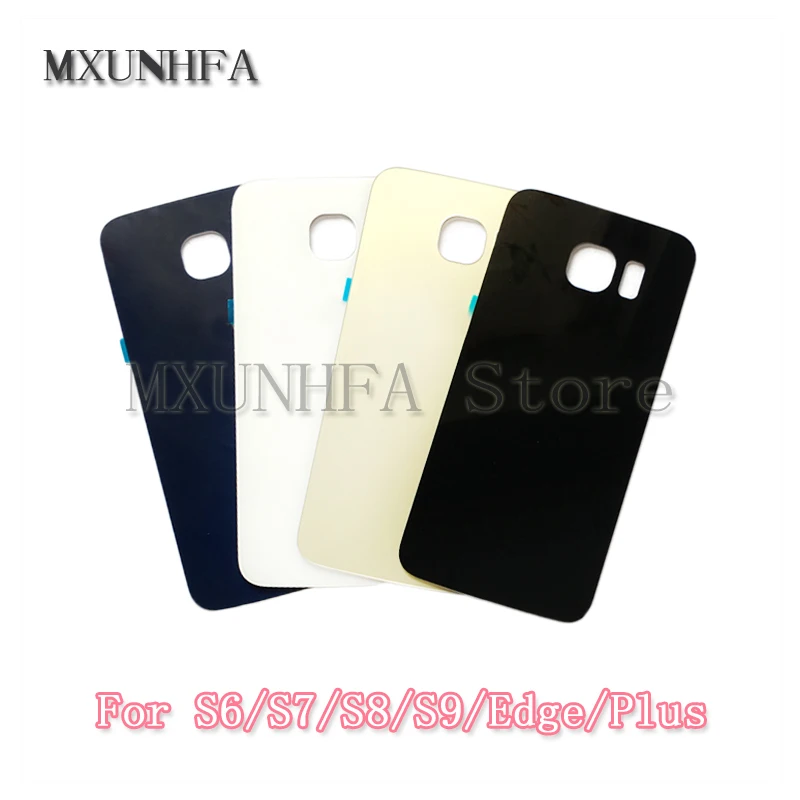 Стеклянная Крышка батарейного отсека для Samsung Galaxy S6 S7 Edge S8 S9 Plus G920 G925 G930 G950 10 шт. |
