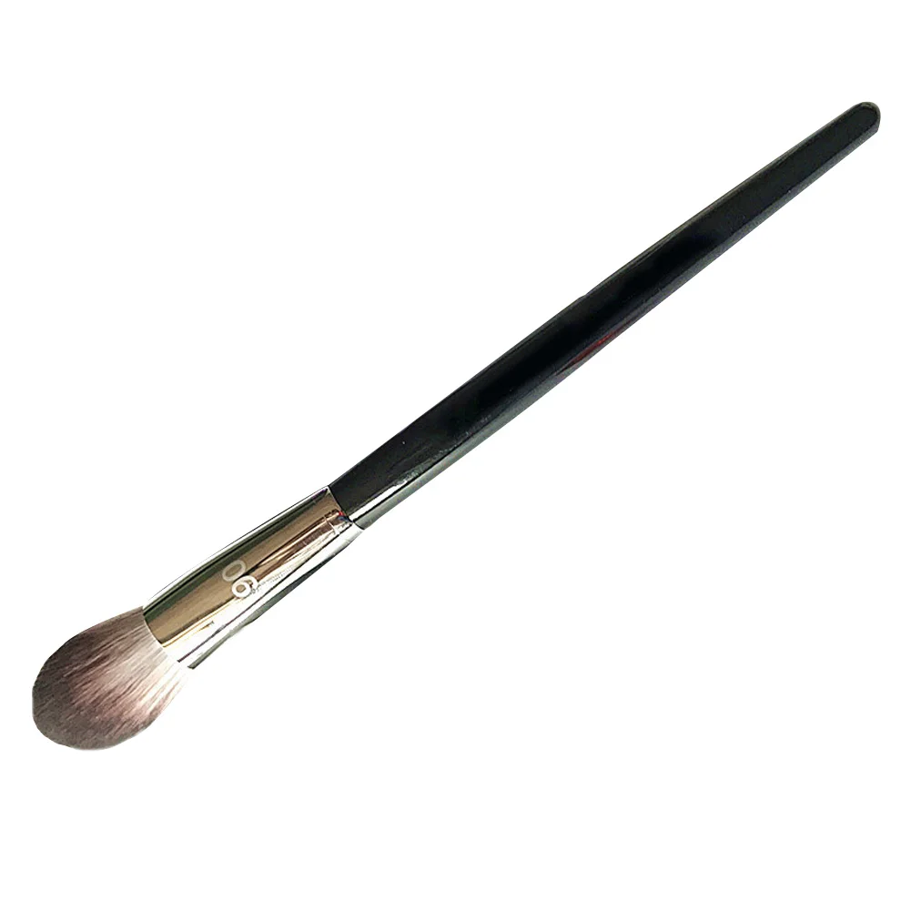 Loose Powder Cosmetics Blush High-gloss Highlighter Soft Fiber Dense Face Sculpting Tools Professional Flame Head Makeup Brush | Красота и