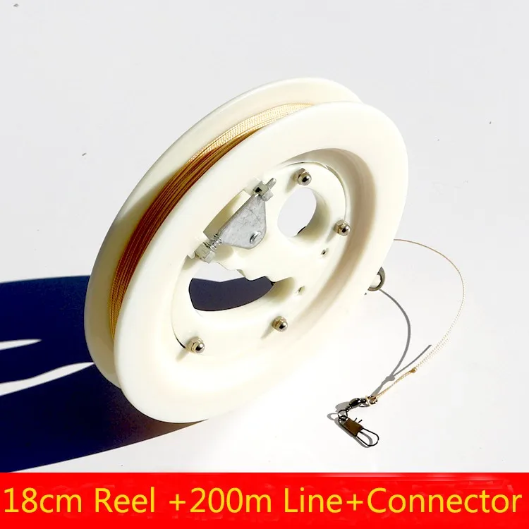 Бесплатная доставка Высокое качество 18 см кайт катушка 200 м линия летучая мышь