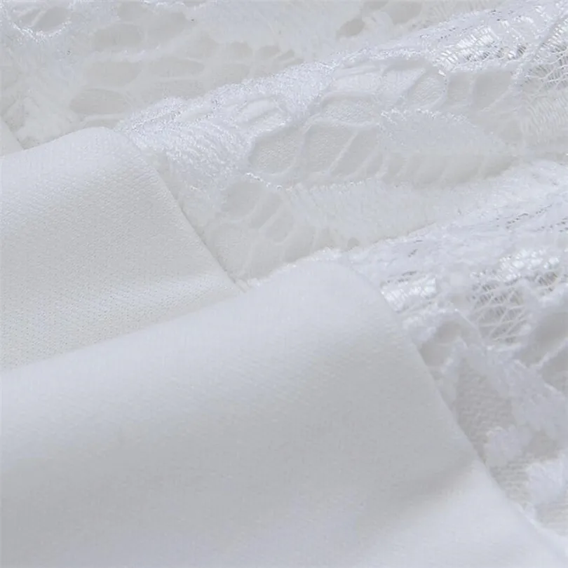 

VISNXGI Summer Women White Dress Sleeveless O Neck Dresses Lace Eyelash Package Hip Knee-Length Dress Evening Party Vestidos