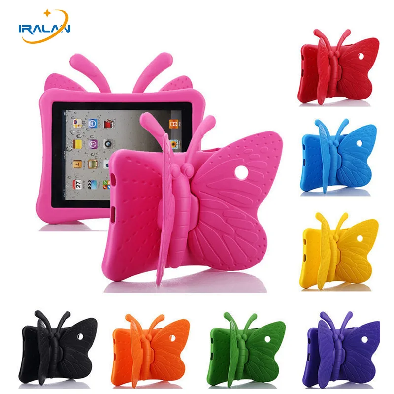 Горячая EVA противоударный чехол для iPad Mini 1 2 3 4 7 9 &quotмультяшная БАБОЧКА подставка