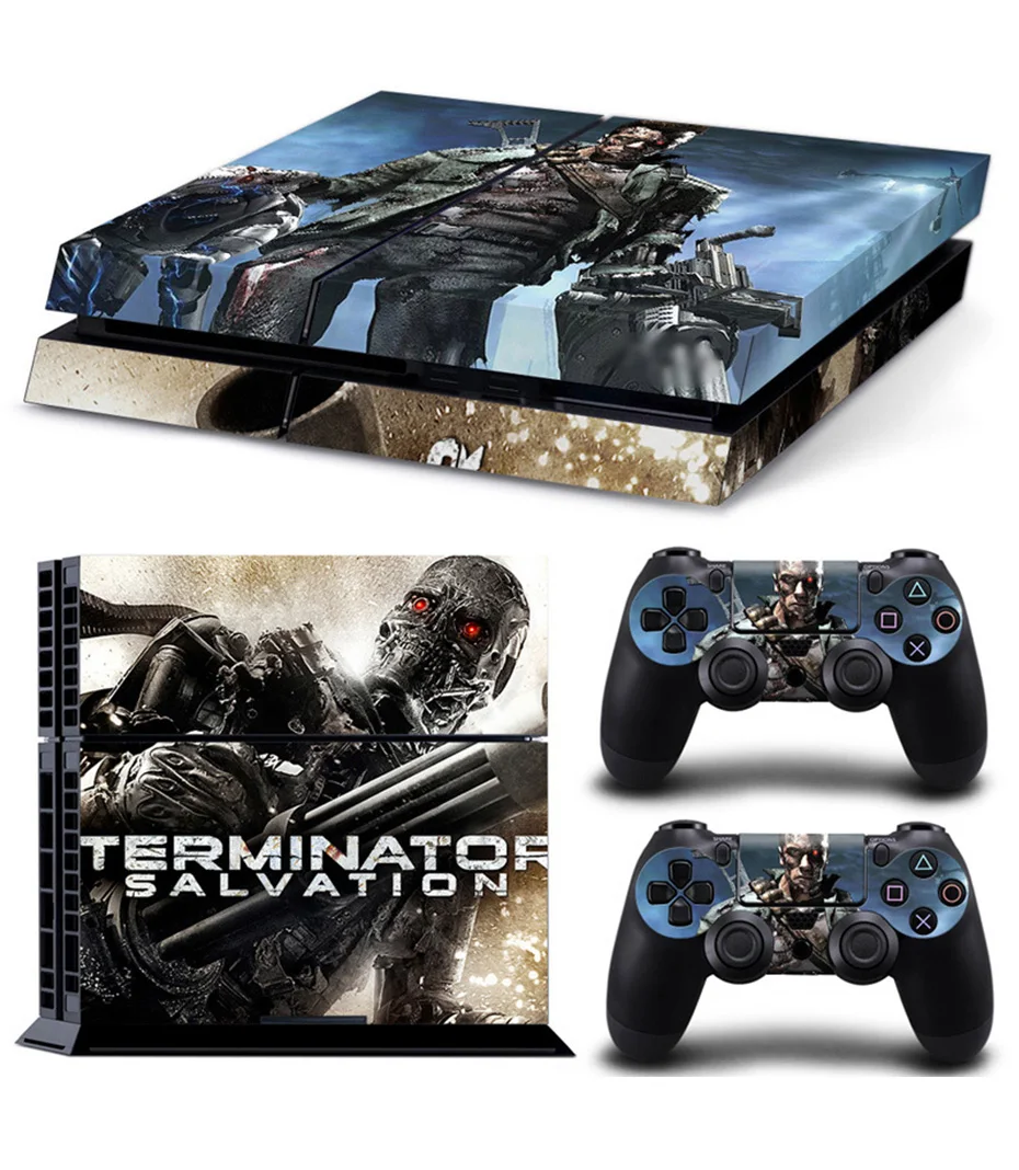 Защитный чехол для PS4 виниловые наклейки на кожу чехол для PS4 Playstation 4 консоль+ 2 Джойстик/панель управления игровыми аксессуарами