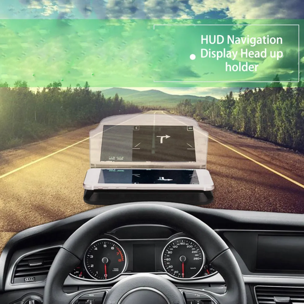 Автомобильный держатель для телефона с ночным видением HD проекционный дисплей
