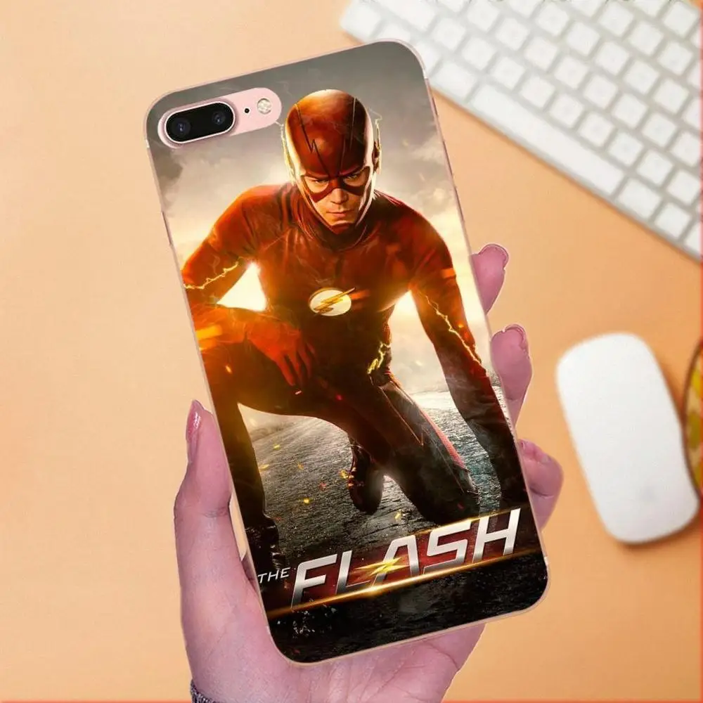 Мягкий модный Чехол для мобильного телефона DC Hot TV показывает вспышку Барри Аллен