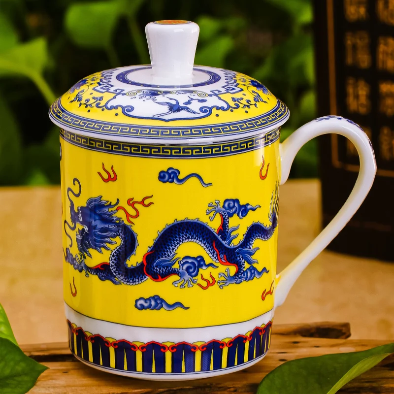 Цзиндэчжэнь Ретро Китайская Культура Бытовая Бизнес Костяного Фарфора Чашка