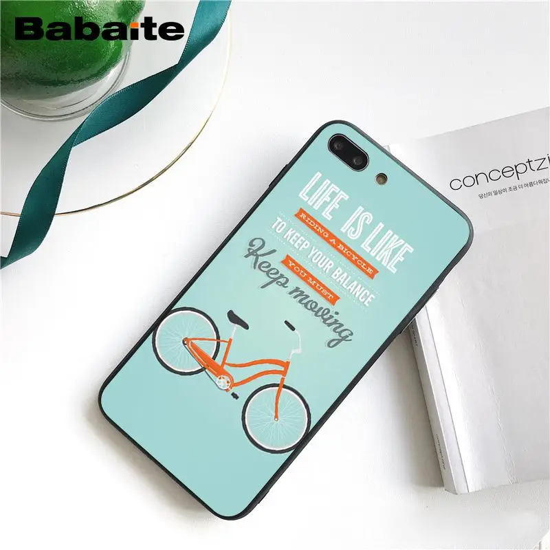 Babaite велосипед велоспорт арт чехол для телефона для iphone 11 Pro 11Pro Max 6S 6plus 7 7plus 8 8Plus X Xs MAX 5 5S XR