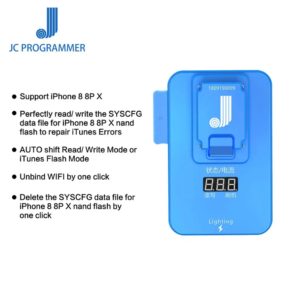 JC Pro1000S PCIE NAND программатор тестовый прибор для iPhone 8 8P X инструмент ремонта