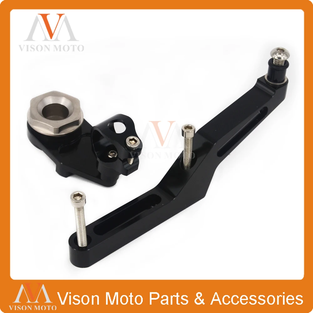 CNC рулевой демпфер комплект стабилизатор с кронштейном Монтажная сборка для KAWASAKI