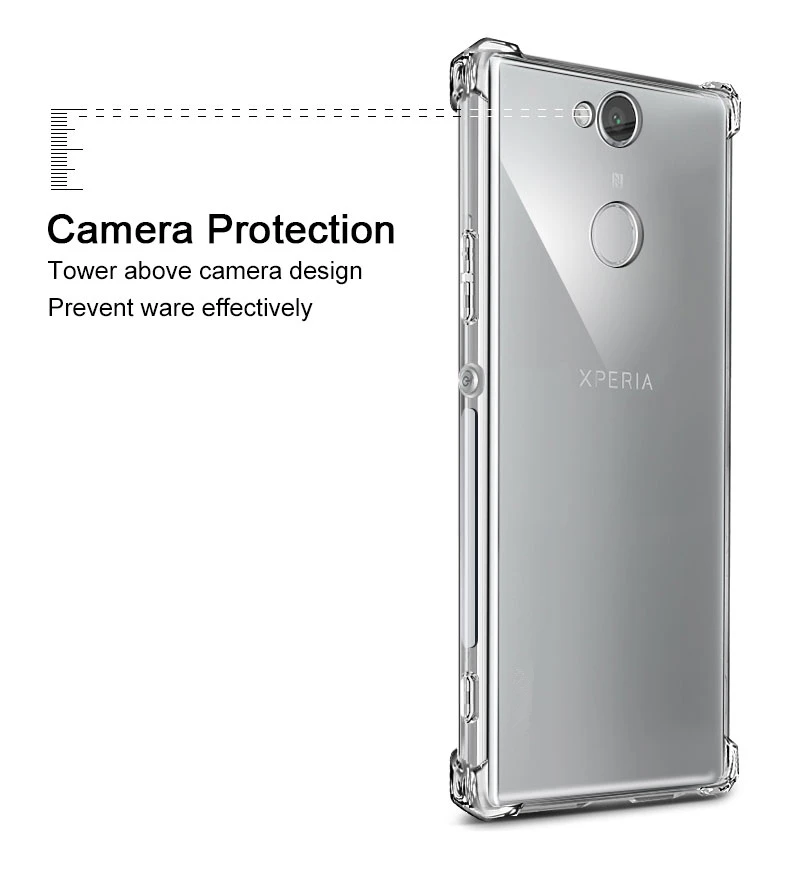 Противоударный чехол для sony Xperia X Performance XA XA1 XA2 XA3 Ultra 10 Plus XZ XZS XZ2 XZ3 Premium Compact L1 L2 противоударный чехол
