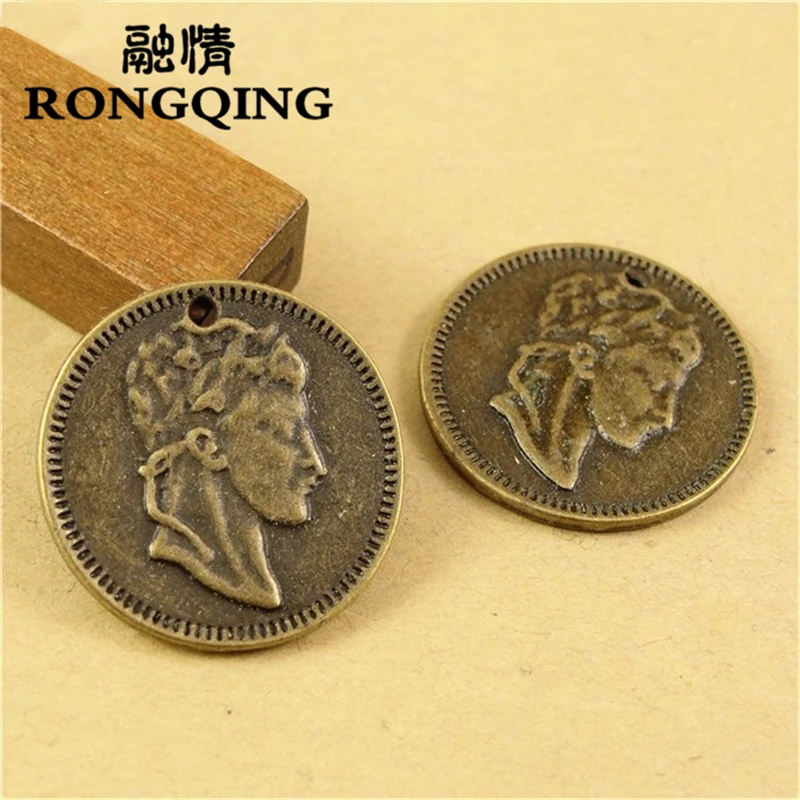 RONGQING 22MM 40pcs/lot Avatar Pendants Necklaces Handmade Fashion Jewelry Charms DIY