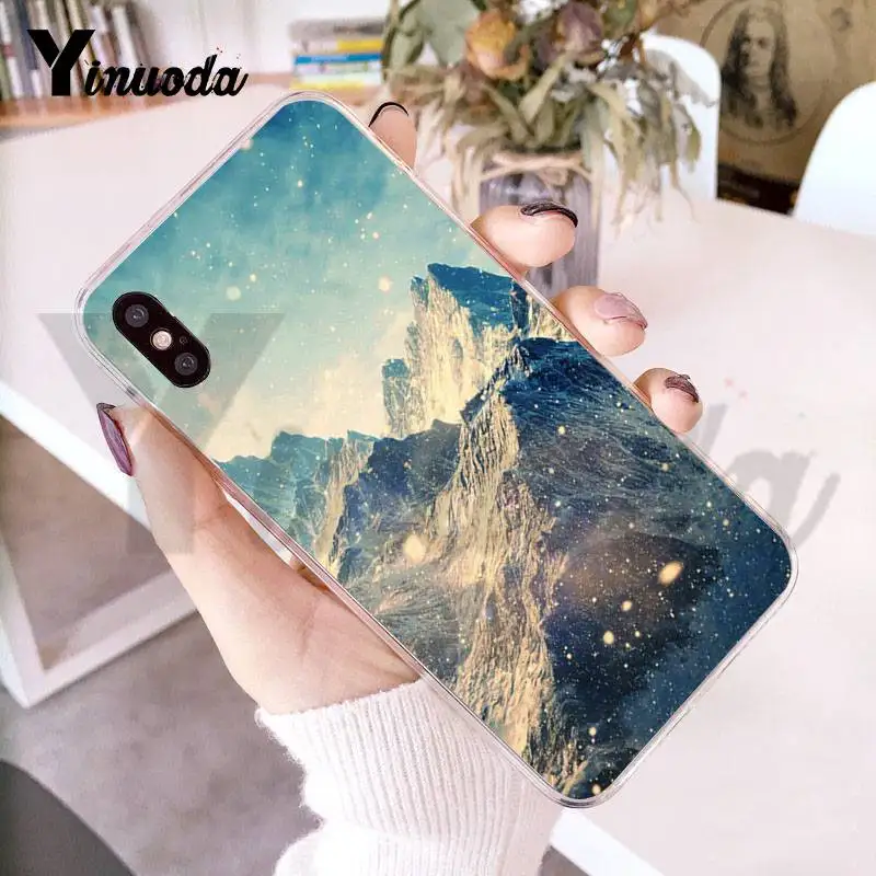 Чехол Yinuoda для iphone 7 6 X прозрачный чехол телефона iPhone 8 6S Plus 10 5|Бамперы| |