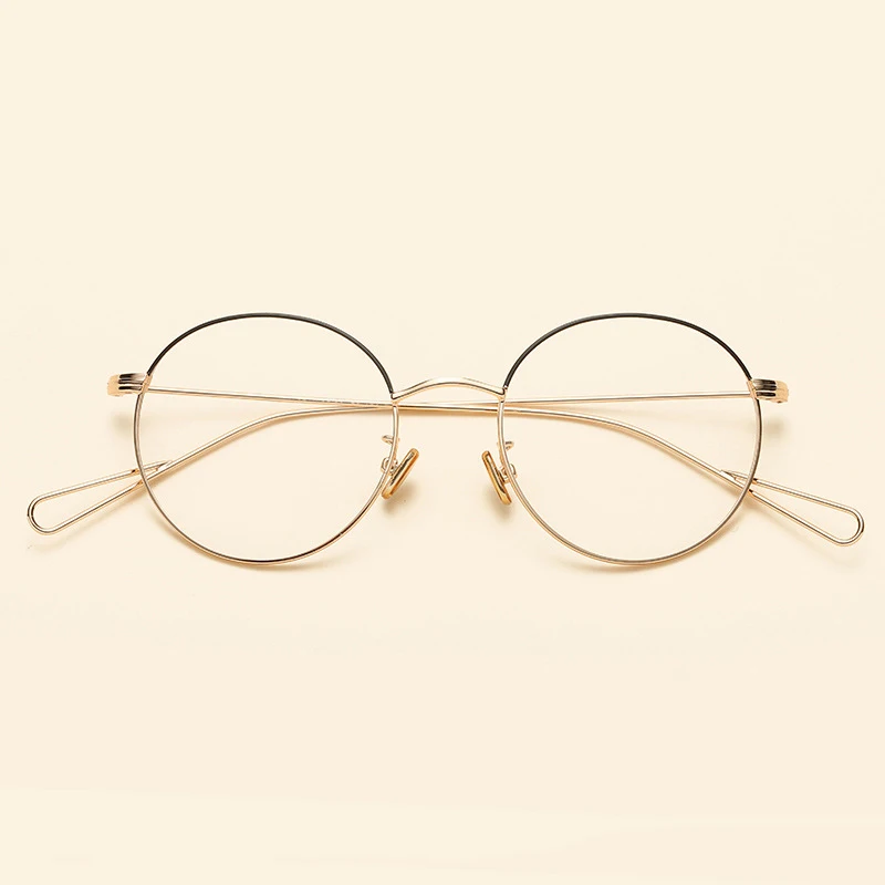 

Round Vintage Metal Glasses Frames Fashion Cool Women Men Casual Goggles Prescription Eyeglasses Frames Trendy Eyewear Frames