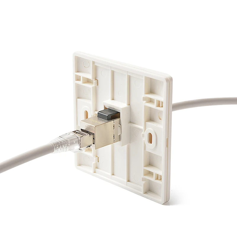 Удлинитель RJ45 CAT6 с посеребренным покрытием Keystone LAN модули сетевого разъема Мама