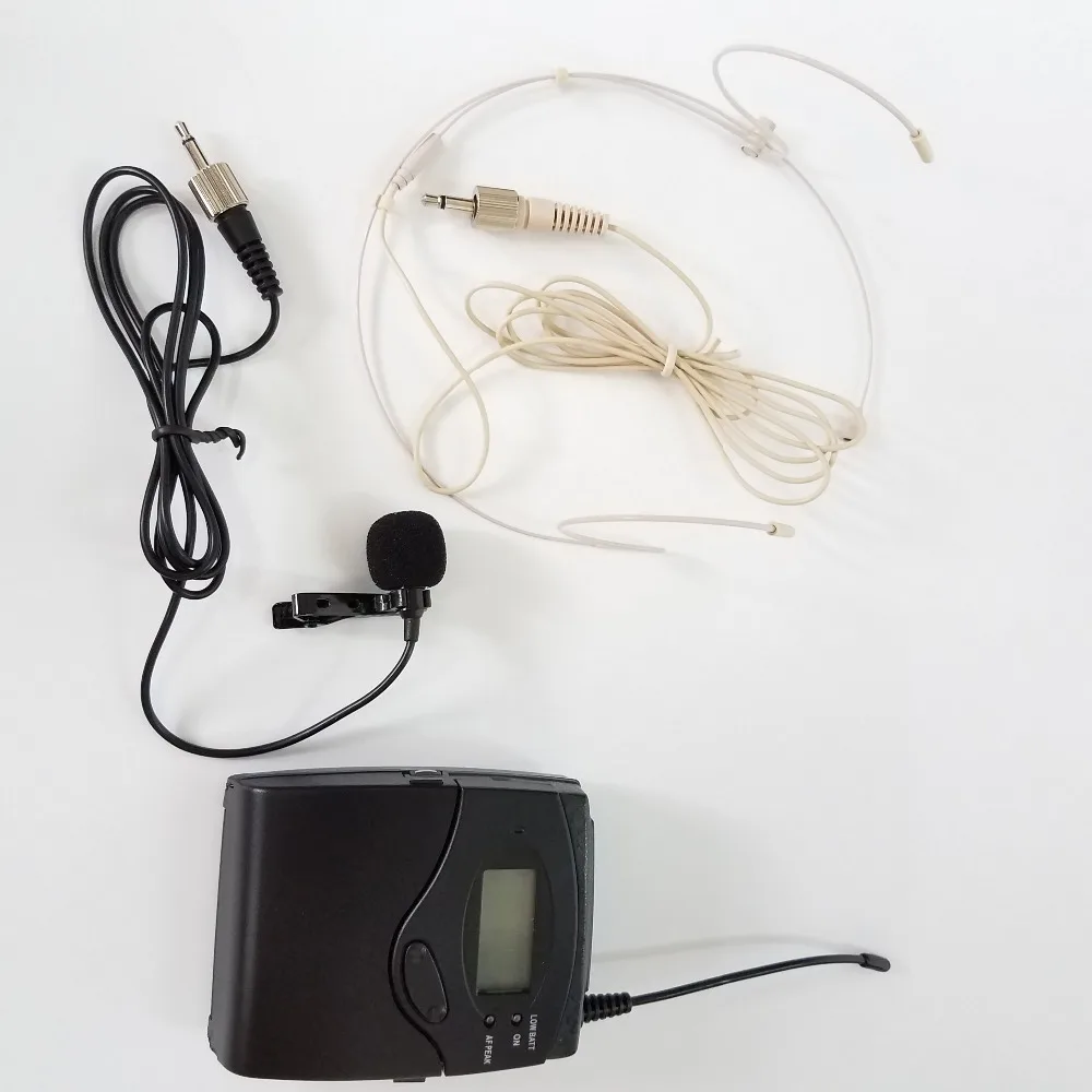 135g3 UHF Настоящее разнообразие Беспроводная микрофонная система+ нательная сумка+ отворот Lavalier+ беспроводной микрофон на голову 780-822 МГц