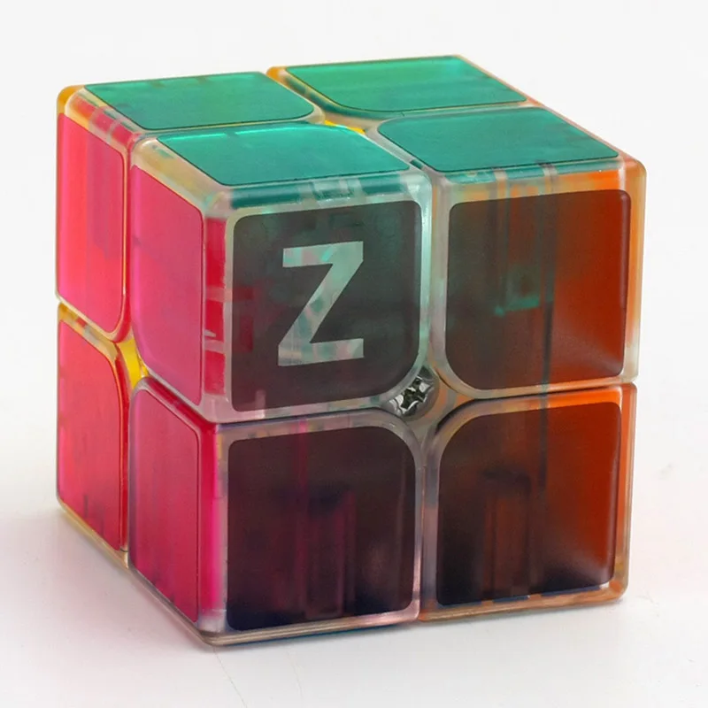 2x2x2 скоростной волшебный куб креативные прозрачные скрабы для детей