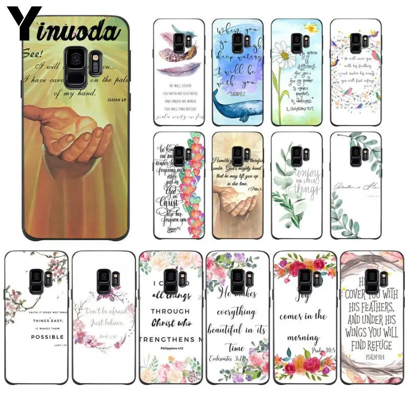 Классический высококачественный чехол для телефона Yinuoda Christ Bible verse GALAXY s5 s6 edge plus s7