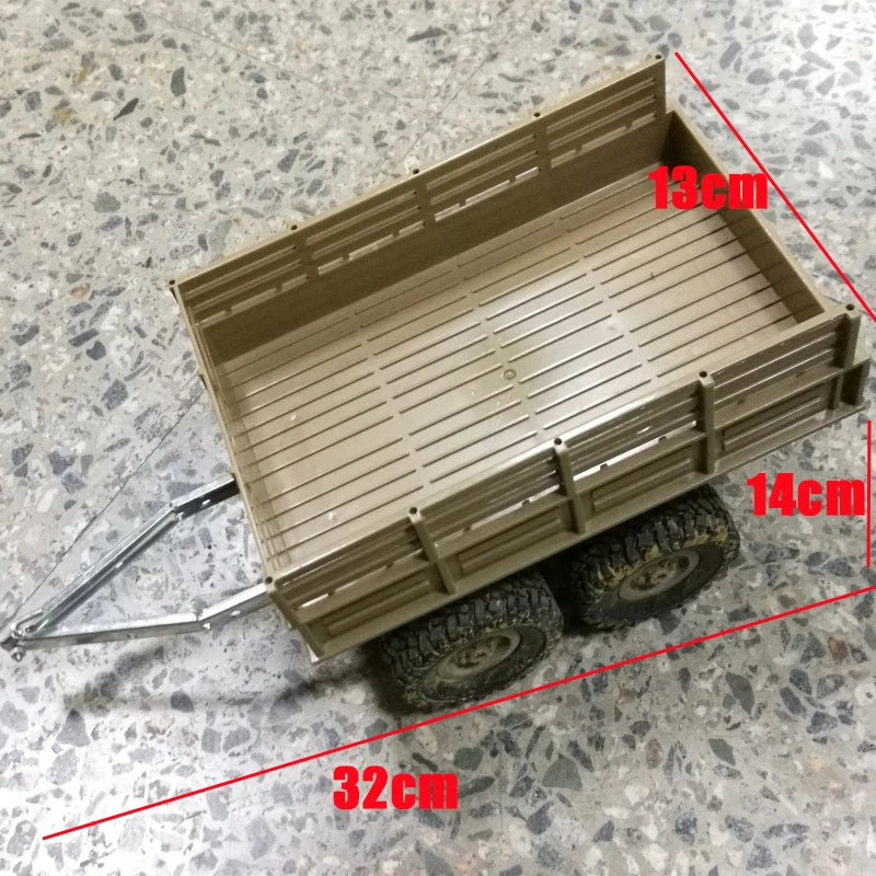 JJRC WPL B16 B24 B36 4/6WD военный грузовик подвеска 4 колесный прицеп обновление DIY