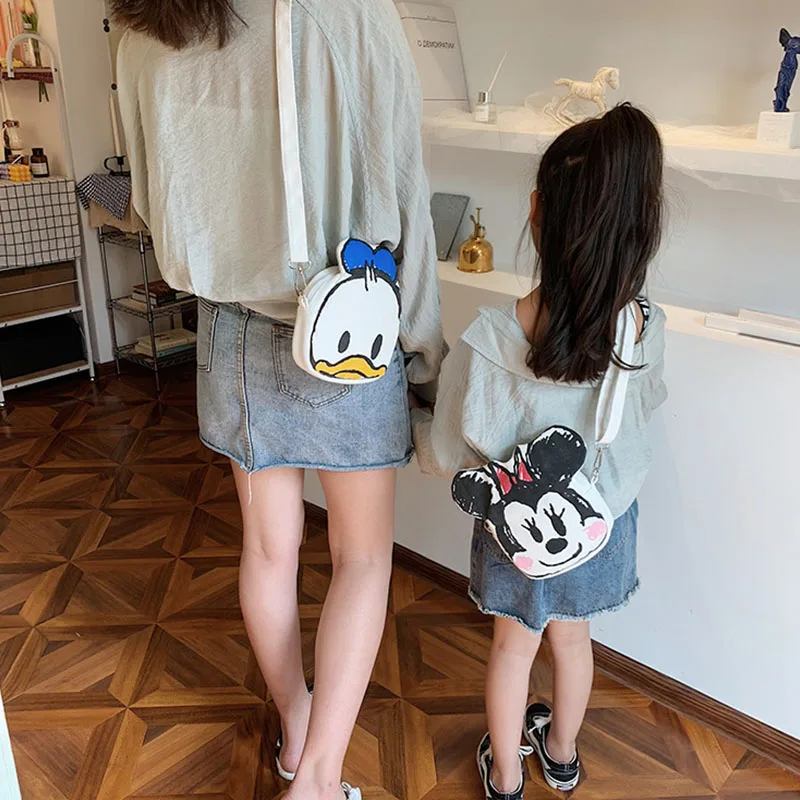 Детский рюкзак disney с героями мультфильмов Минни Дональд Дак детская милая сумка
