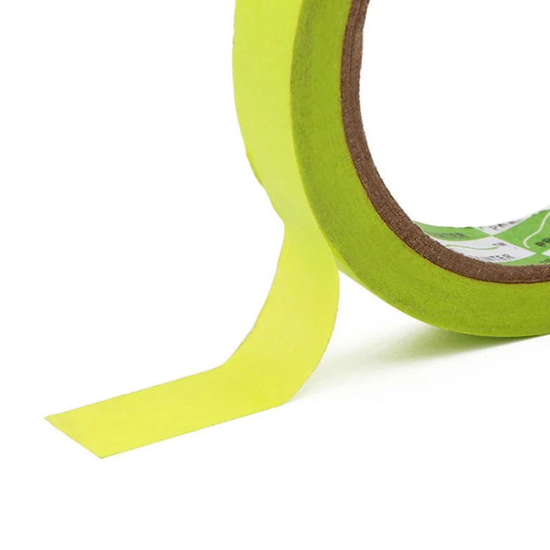 Новая 25 м зеленая высокотемпературная односторонняя клейкая виниловая тонкая