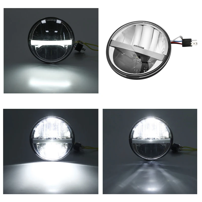 Мотоцикл 5 3/4 &quotсветодиодный фары фара для мотоцикла Harley VRSCD VRSCDX XG500 750 Dyna FXDF FLSTS