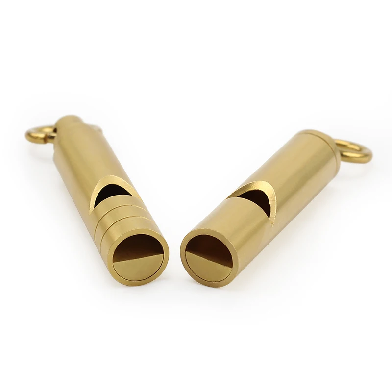 Винтаж латунь выживания свисток судьи спасательный инструментов для