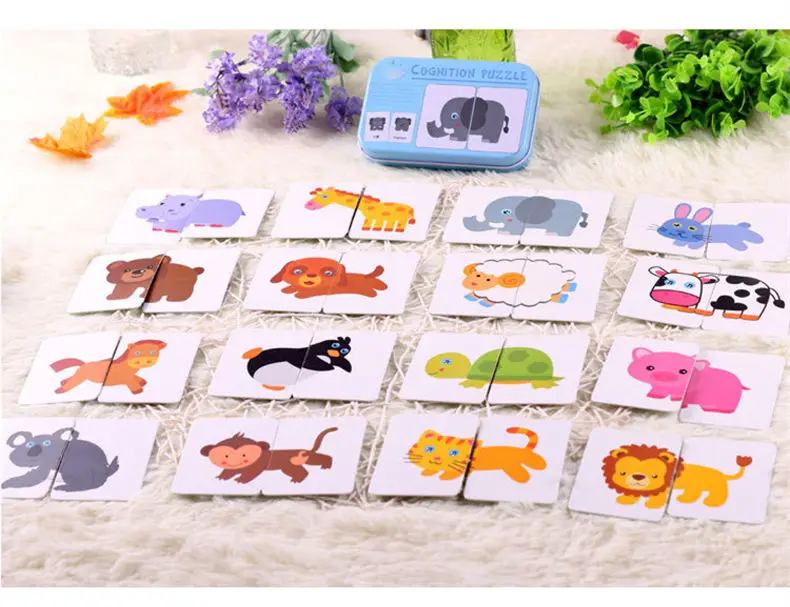 3D пазлы развивающие игрушки для детей набор железных коробок с транспортными