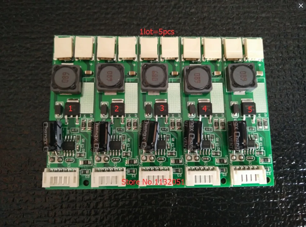 

Universal Backlight Inverter LED Double Lamps Constant Current Driver Board include cable