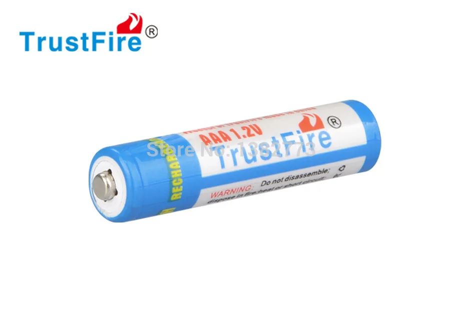 4 шт./упак. Trustfire AAA 1150 мАч Ni-MH 1.2В аккумуляторная батарея с держателем корпуса для