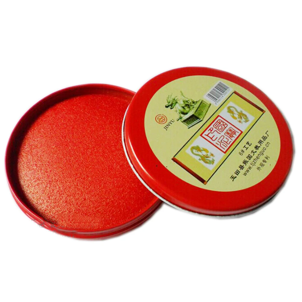 1 шт. красная Inkpad для штампов уплотнительное украшение офисные