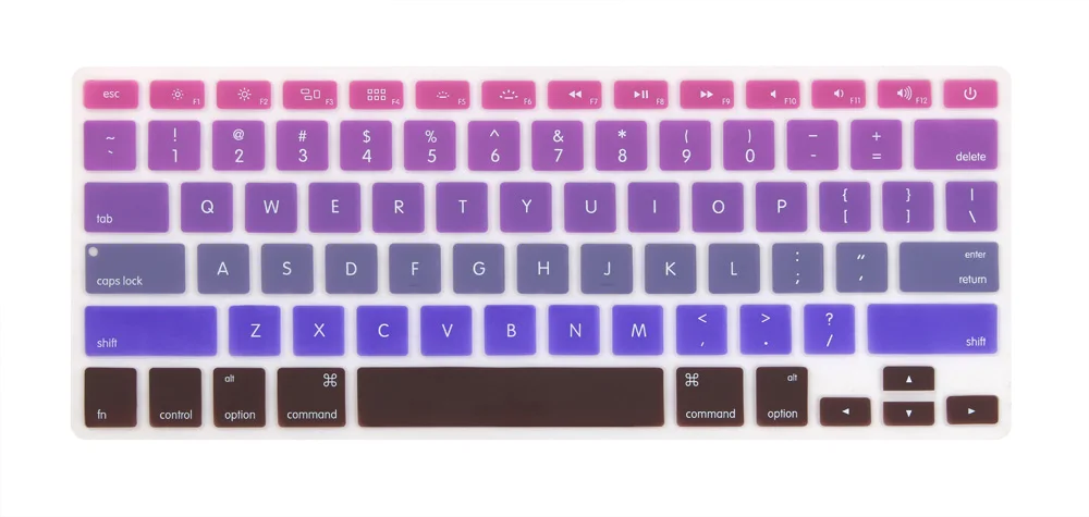 

English US Enter keyboard Cover for Mid 2009-Mid 2015 MacBook Pro 13 15 inch Retina/CD ROM A1502 A1425 A1278 A1398 A1286