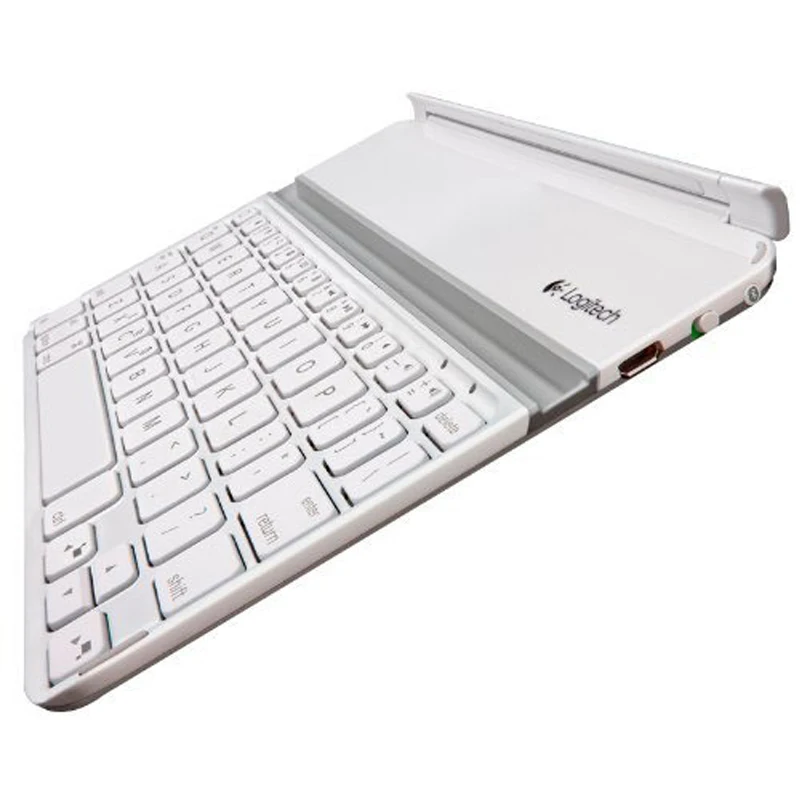 Logitech IK700 ультра тонкий мини клавиатура ipadmini Беспроводная умная bluetooth-мышь клавиатура специальное премиум-класса - Цвет: white