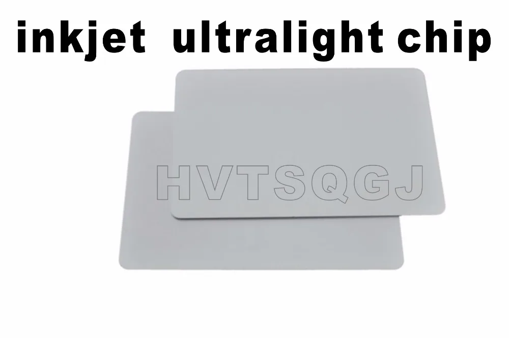 

100 шт. Бесплатная доставка струйная Ультралегкая заготовка RFID ISO14443A смарт-карта из ПВХ