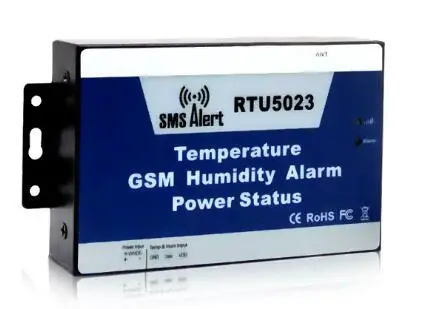 GSM SMS Система сигнализации состояния питания температуры и влажности |