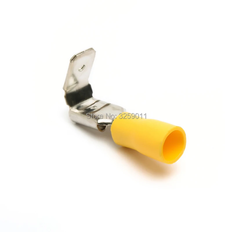 100 шт. 12 10 AWG Gauge полуизолированный Piggy Back Spade электрические быстроразъемные