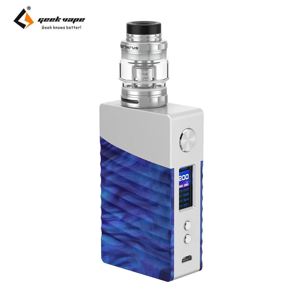 Original Geekvape NOVA kit with Cerberus Sub-ohm Tank 200W Output newly advanced AS Chipset electronic cigarette | Электроника