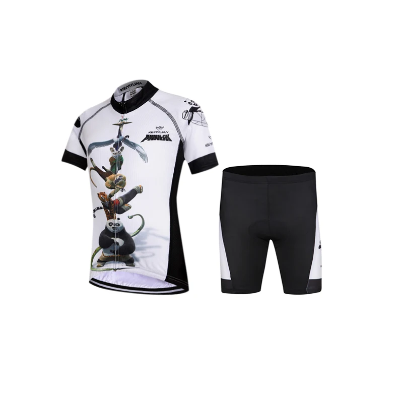 

2018 Children Short Set kungfu Panda Cycling 2016 cycling jersey cycling clothing ropa mtb bike cycling maillot