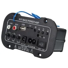 30 Вт усилитель доска Аудио bluetooth Amplificador USB dac FM радио TF плеер сабвуфер DIY усилители для мотоциклов cyclecarhome
