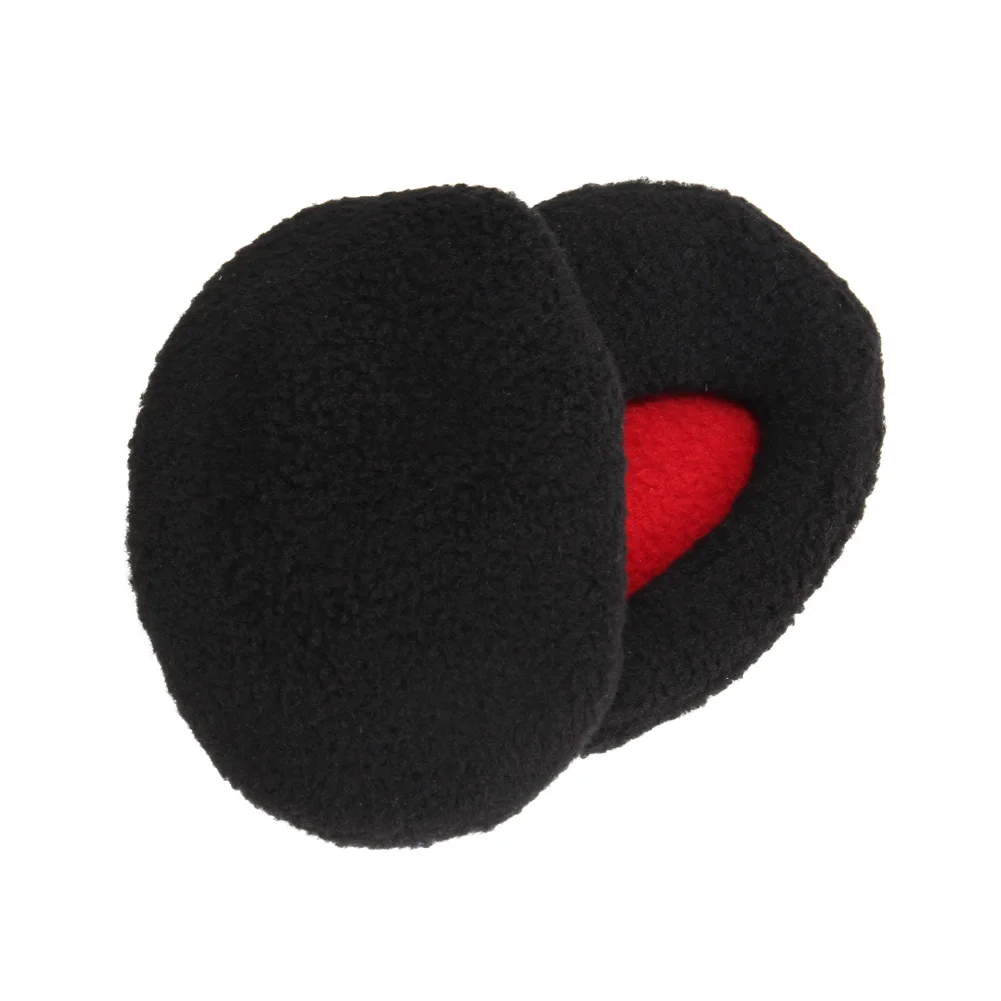 1 Pair Earbags Bandless Ear Warmers Earmuffs Autumn Winter Outdoor Ear Warmer JL - Цвет: Черный