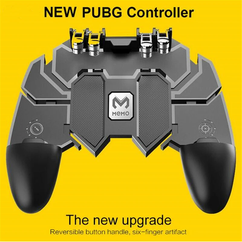 Игровой джойстик MOBA контроллер с кнопкой оборота геймпад для PUBG IOS Android 6 пальцев |