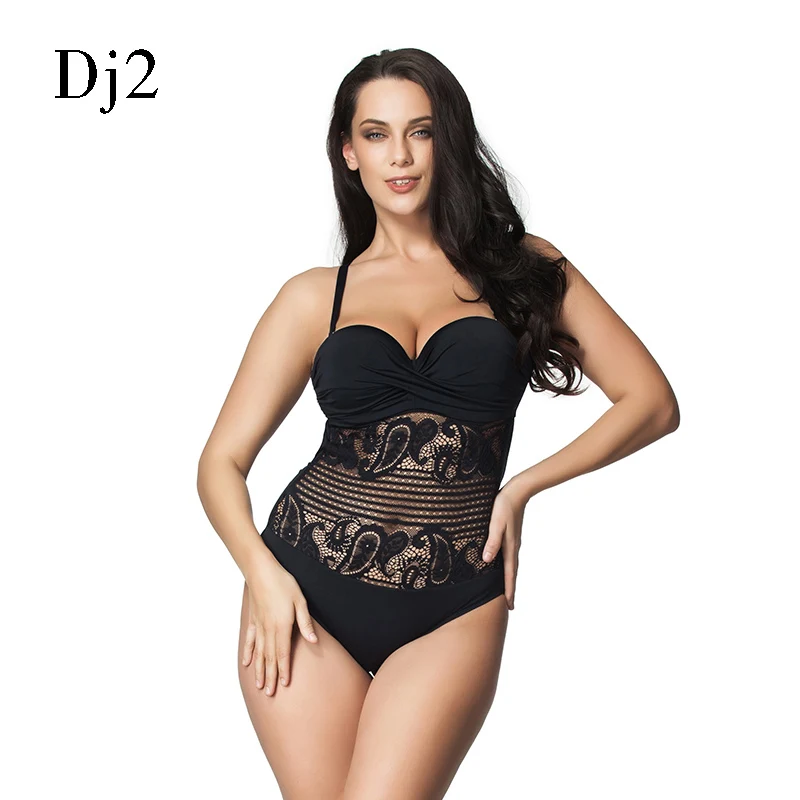 Лидер продаж сексуальный купальник с высоким вырезом Цельный для женщин плюс