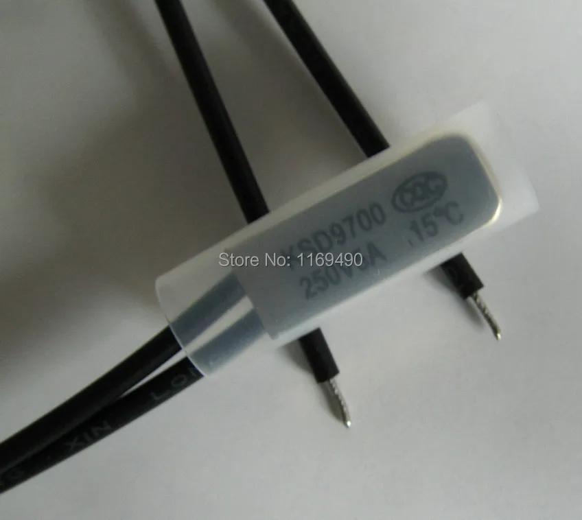 10 шт. KSD9700 250 В 5A 15 градусов NC (нормально закрываются) Термостат контроль