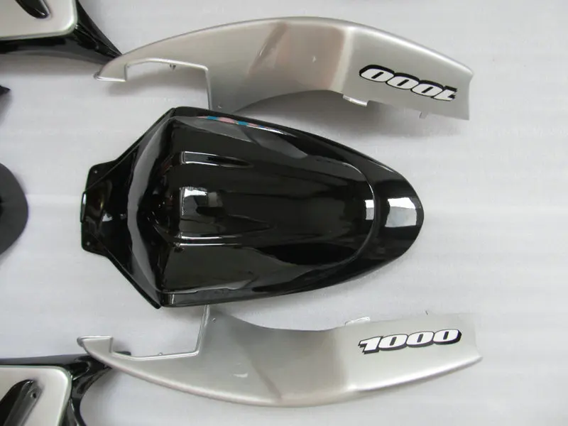 Набор обтекателей под давлением для GSXR1000 K5 05 06 GSXR 1000 2005 2006 ABS серебряный глянцевый