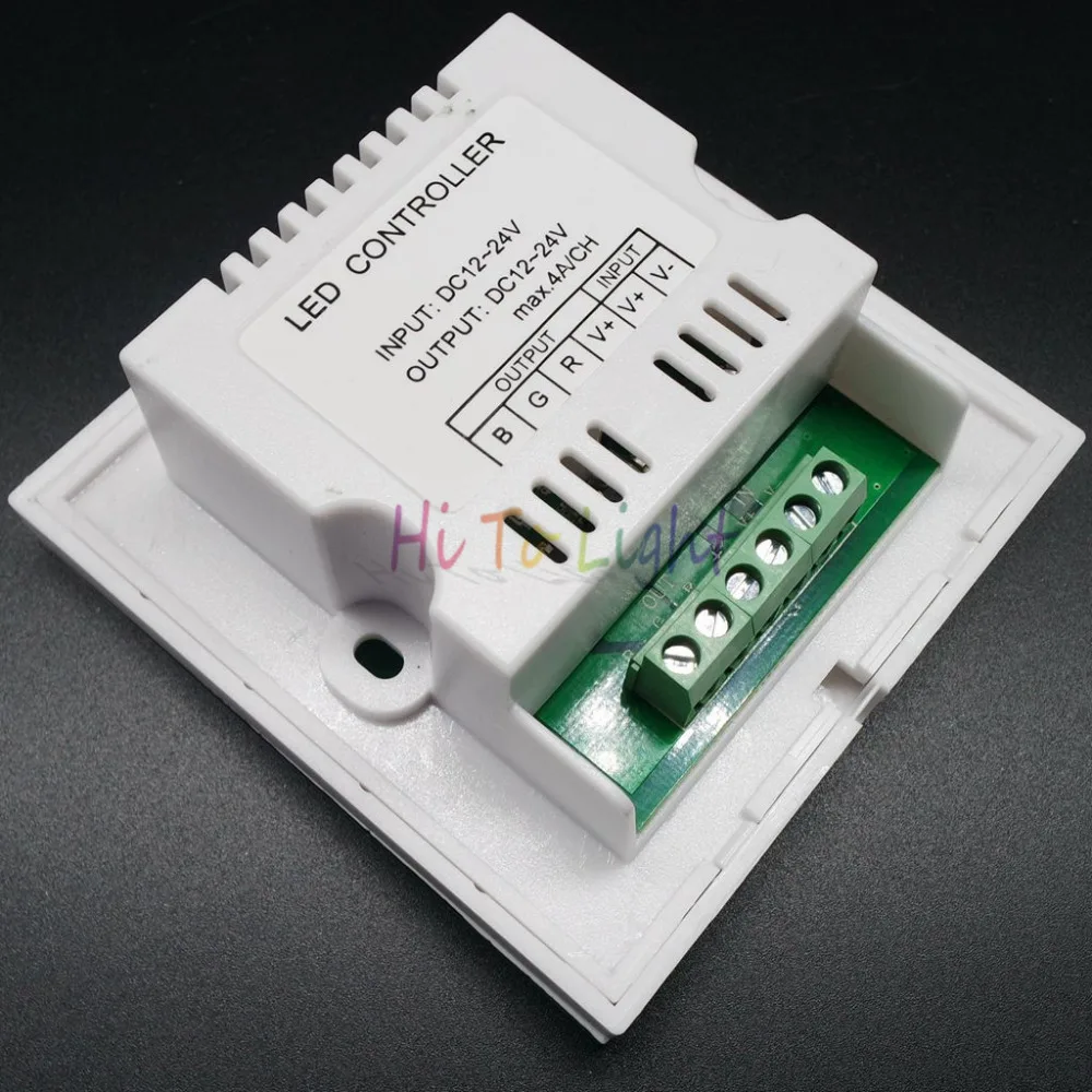 DC12V 24V 3CH 3 канал Сенсорная панель RGB полноцветный светодиодный