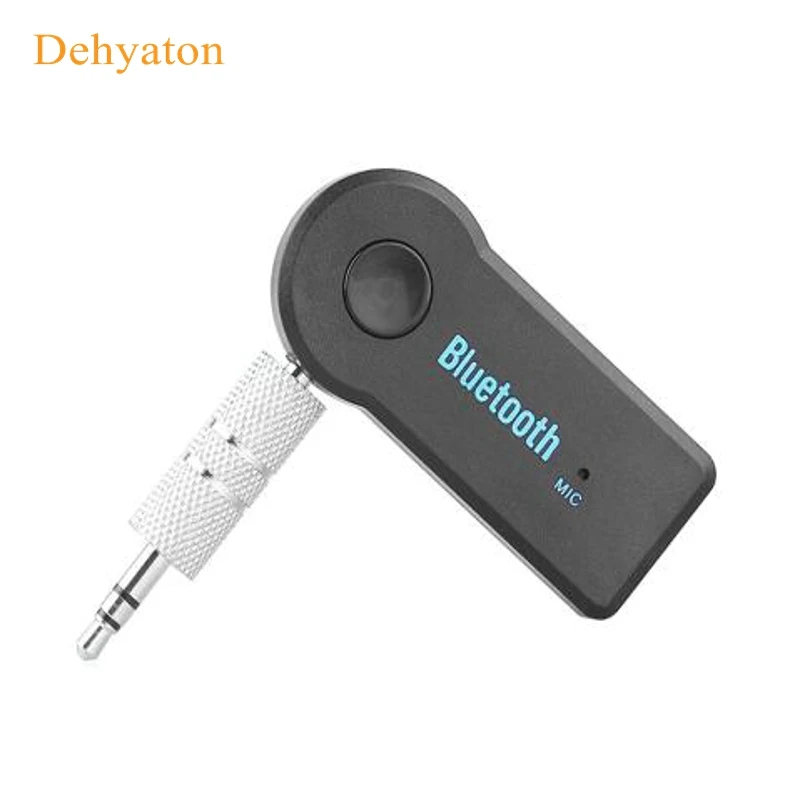 

Dehyaton Mini 3.5mm Car A2DP Wireless Bluetooth Car Kit AUX Audio Music Receiver Adapter Hands free with Mic For Car Home Audio