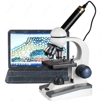 focus science student microscope amscope supplies 40x 1000x led coarse fine focus science student microscope 5mp usb camera