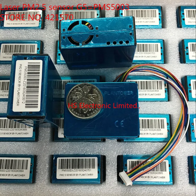 PMS5003 Высокоточный лазер pm2.5 датчик обнаружения качества воздуха модуль супер датчики пыли тест PM2.5 PM10 цифровые частицы пыли