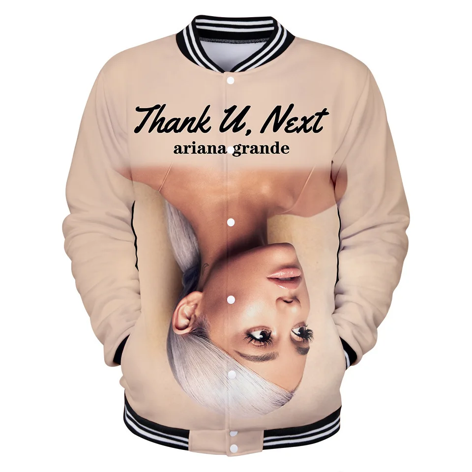 3D Толстовка Ariana Grande для женщин и мужчин Harajuku Thank U Next толстовки пуловер уличная